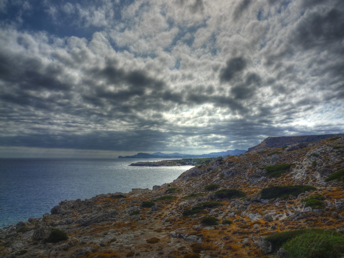 Rhodos Wolken HDR