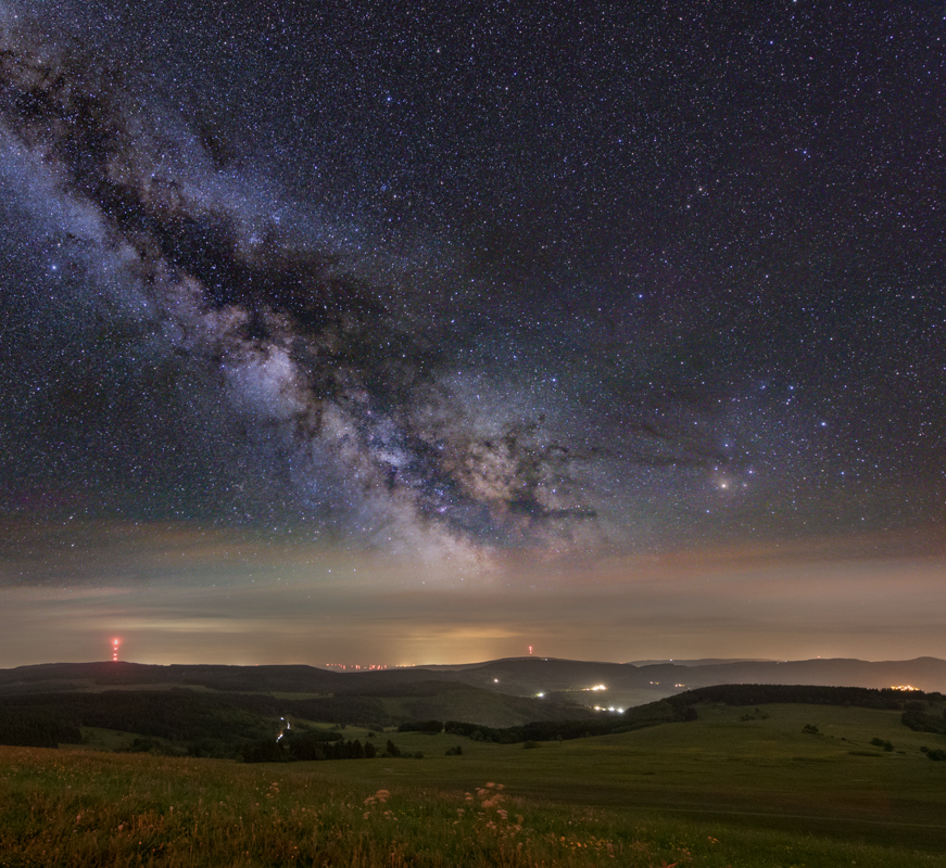 Rhön bei Nacht