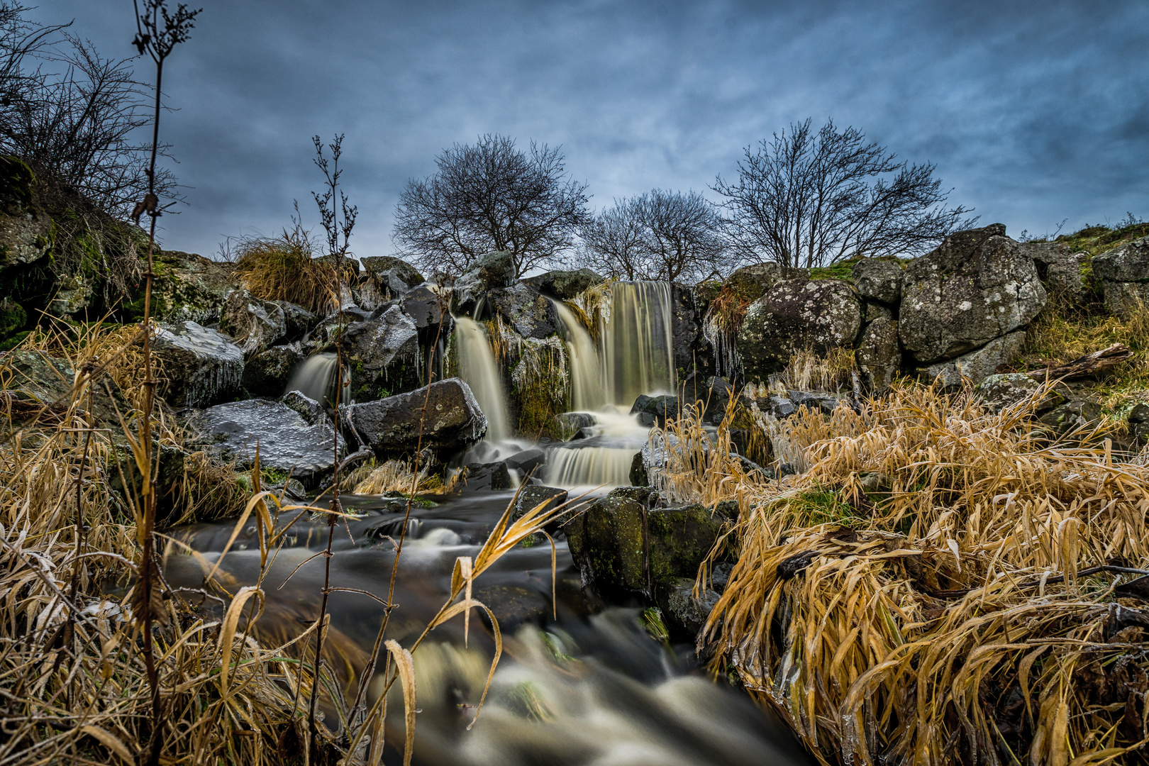 Rhön  - Eisgraben Wasserfall