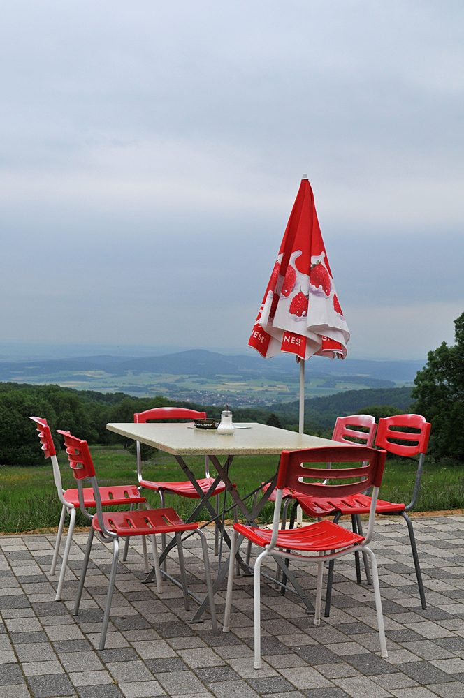 Rhön – Natur – Pause: Vor den Windbeuteln in der frischen Luft