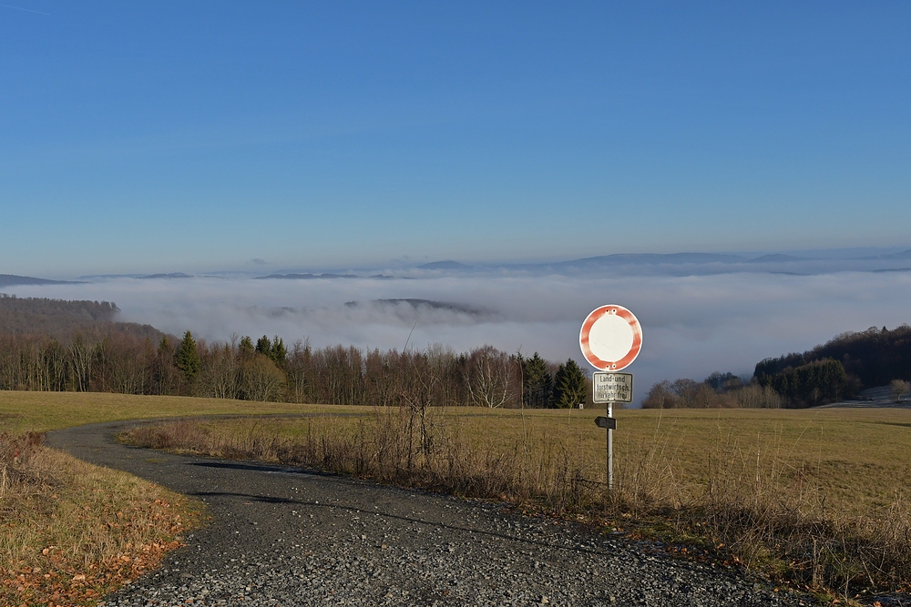 Rhön: Neujahrsblick in die offenen Fernen