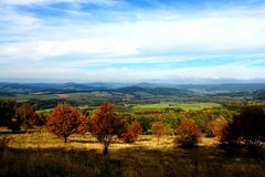 Rhönlandschaft im Herbst