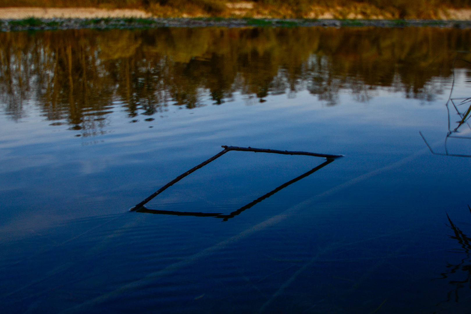 Rhombus in Blue