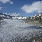 Rhône-Gletscher in der Schweiz