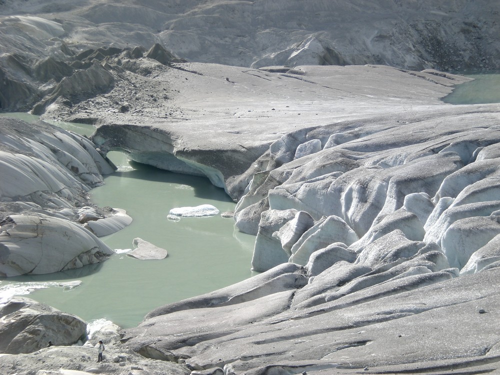 Rhône Gletscher - Melting