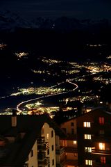 Rhône-Tal bei Nacht 2