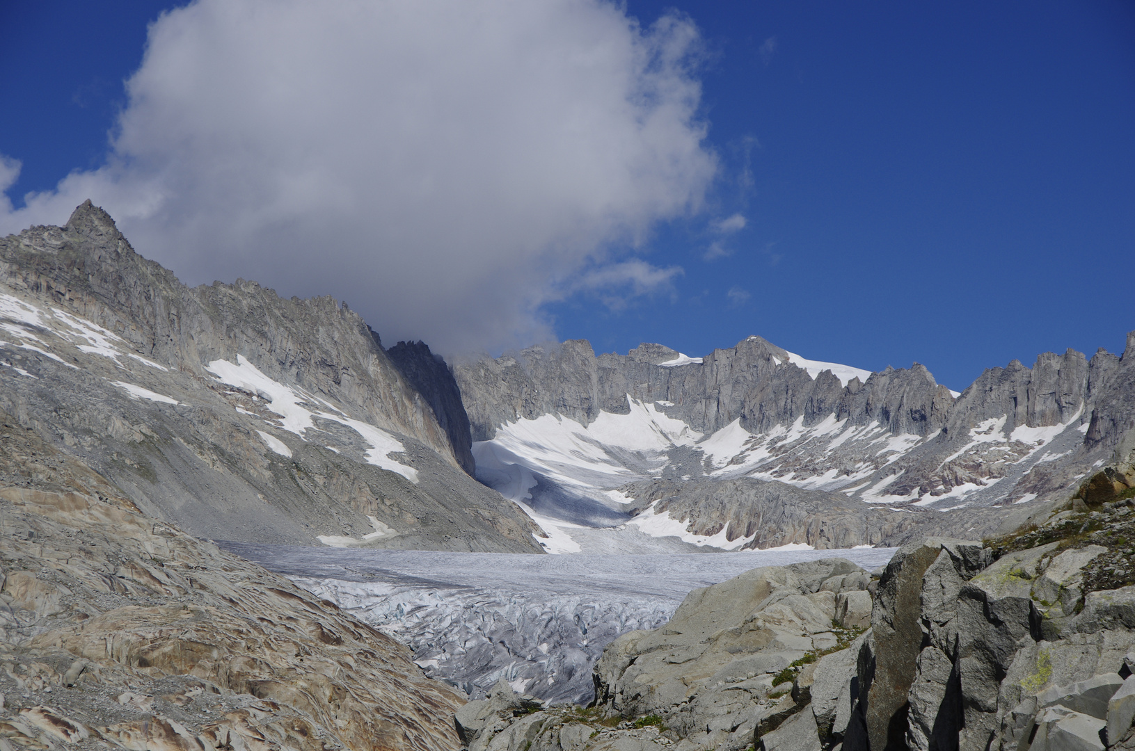 Rhonegletscher im August 2016