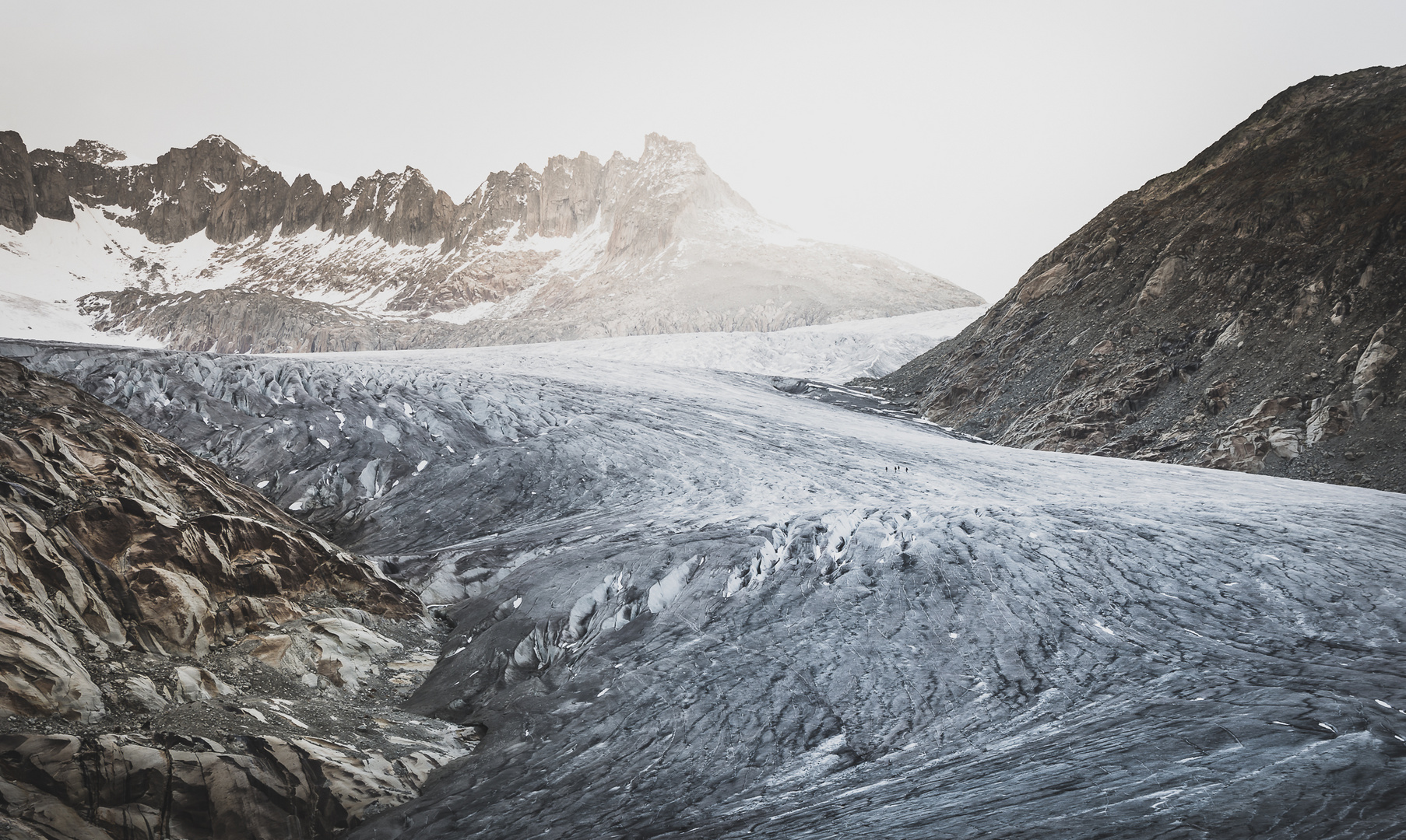 Rhonegletscher im Oktober 2017