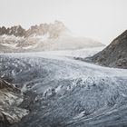 Rhonegletscher im Oktober 2017