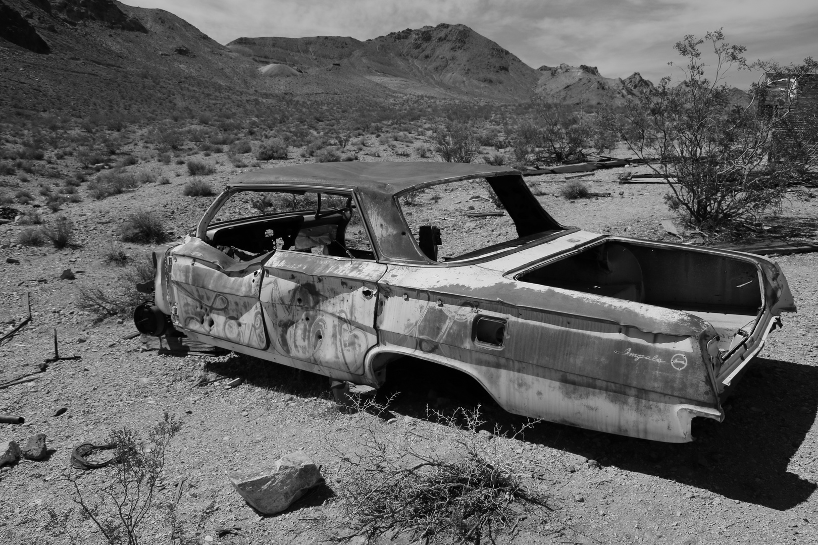 Rhyolite Ghost Town (2), Nevada - Juni 2015