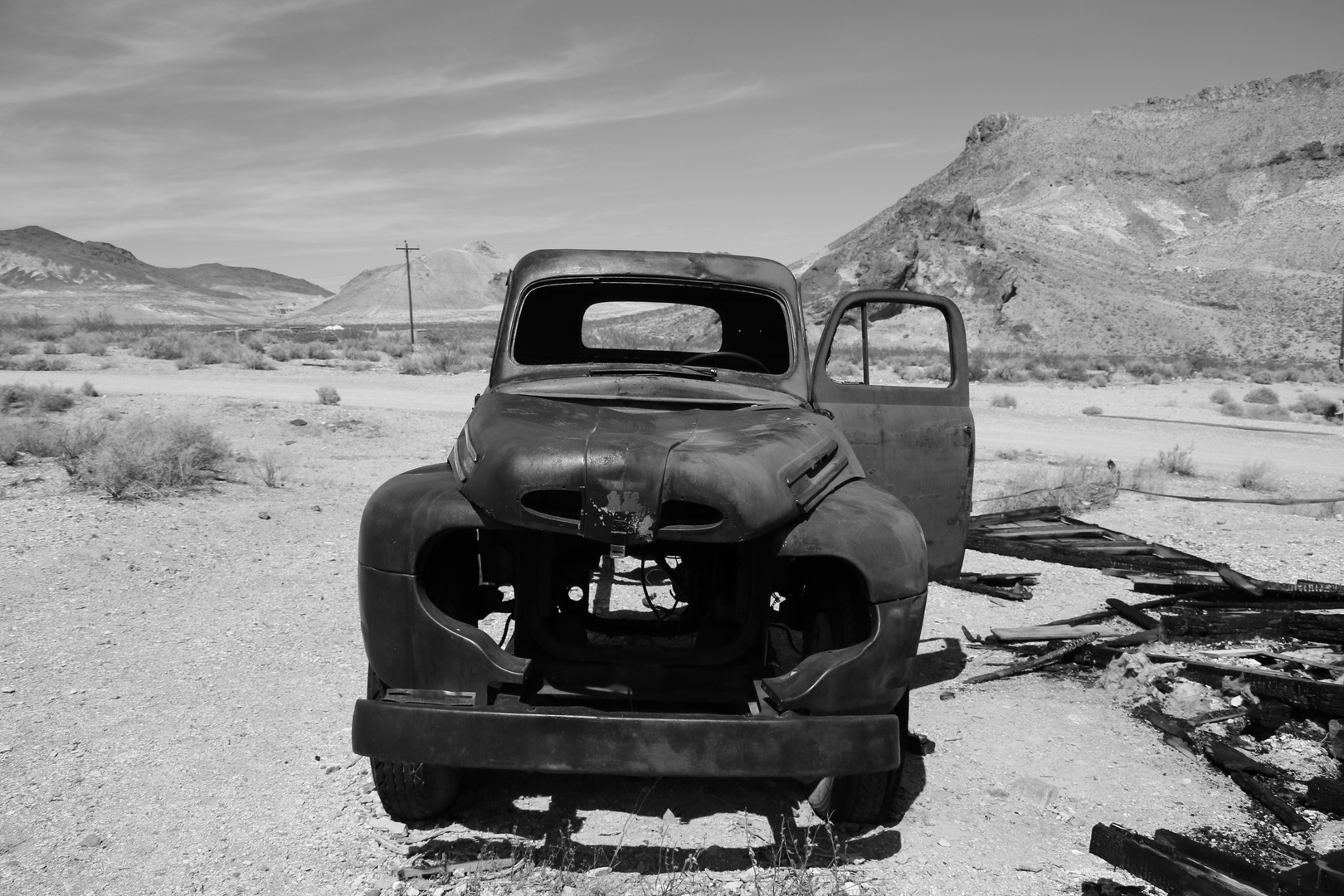 Rhyolite Ghost Town, Nevada - Juni 2015