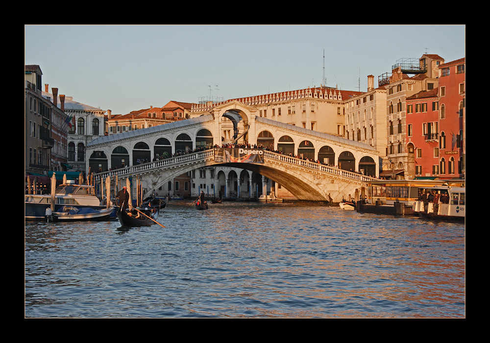 Rialto im Abendlicht