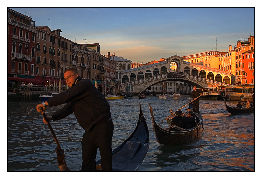 Rialto im Abendlicht