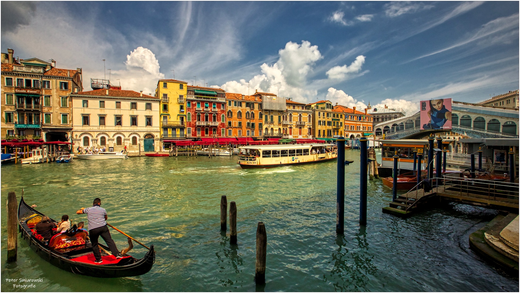 Rialtobrücke über den Canale Grande