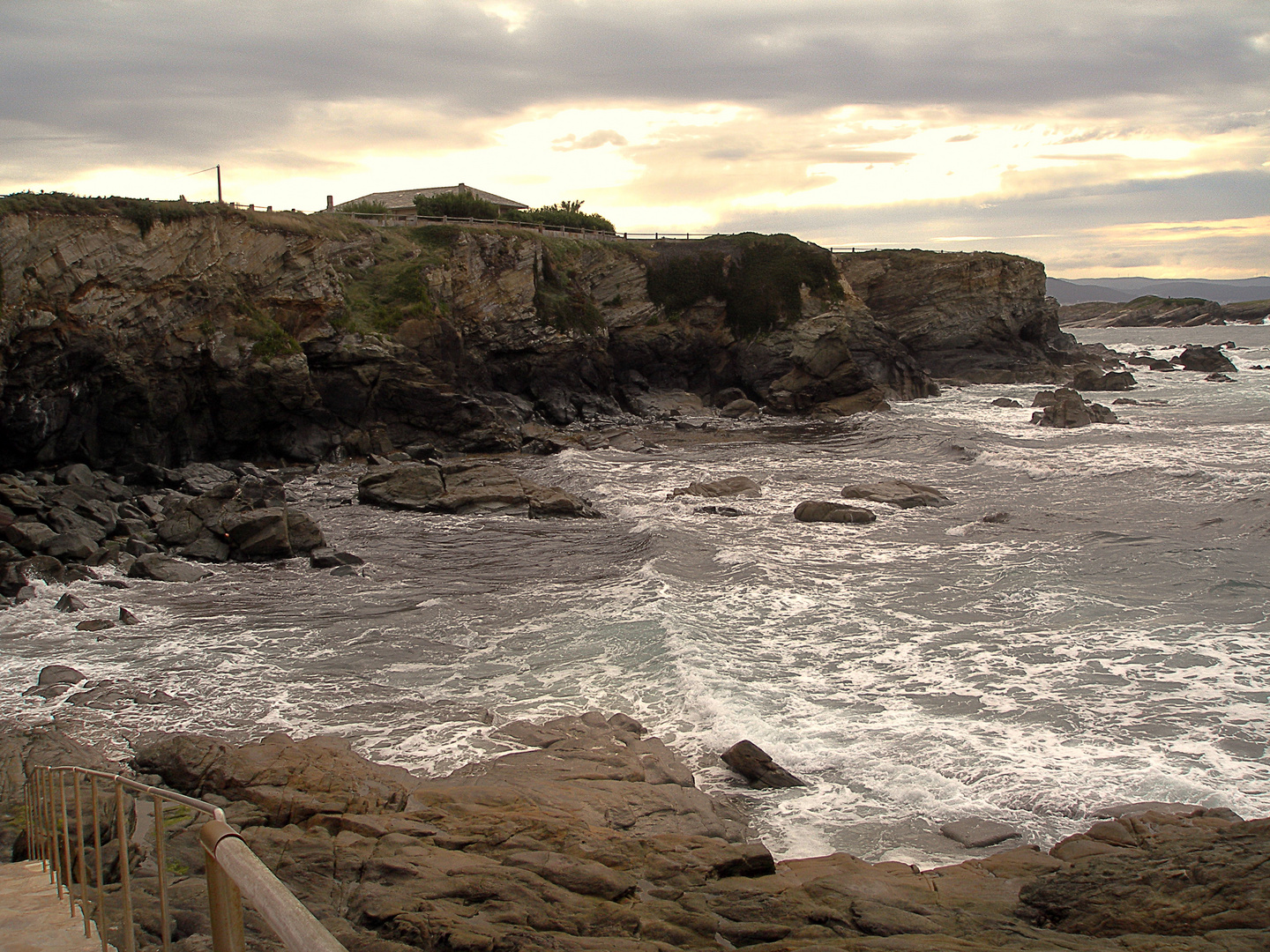 Ribadeo un día nublado