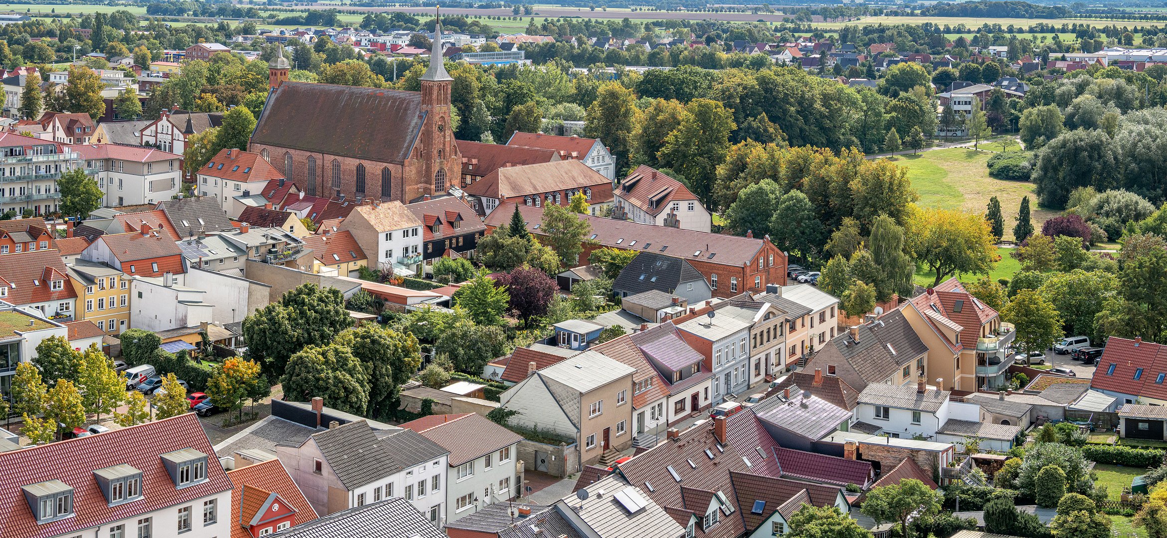 Ribnitz-Damgarten von oben