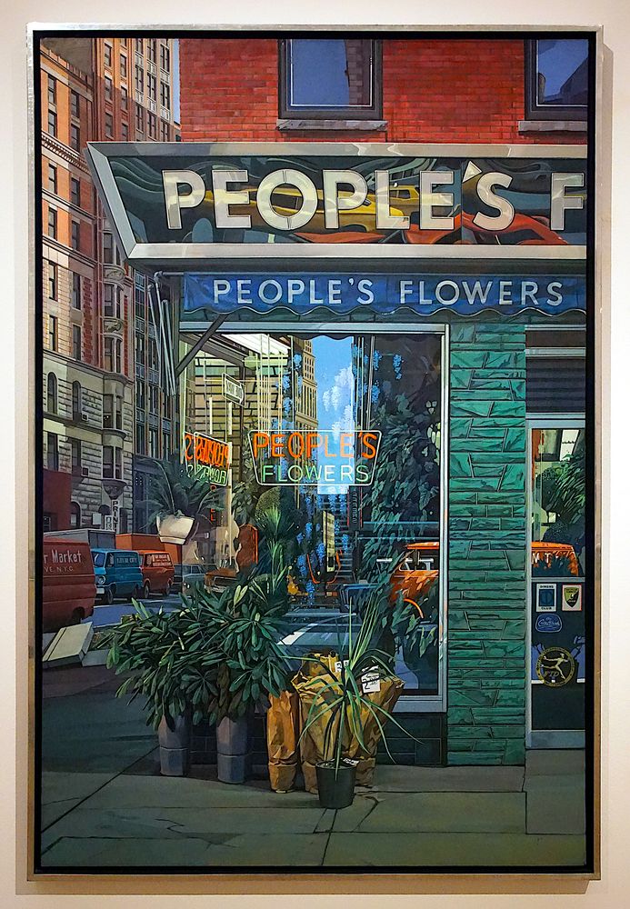 Richard Estes: People's Flowers (1971)