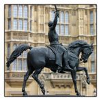 Richard Löwenherz vor der Westminster Hall