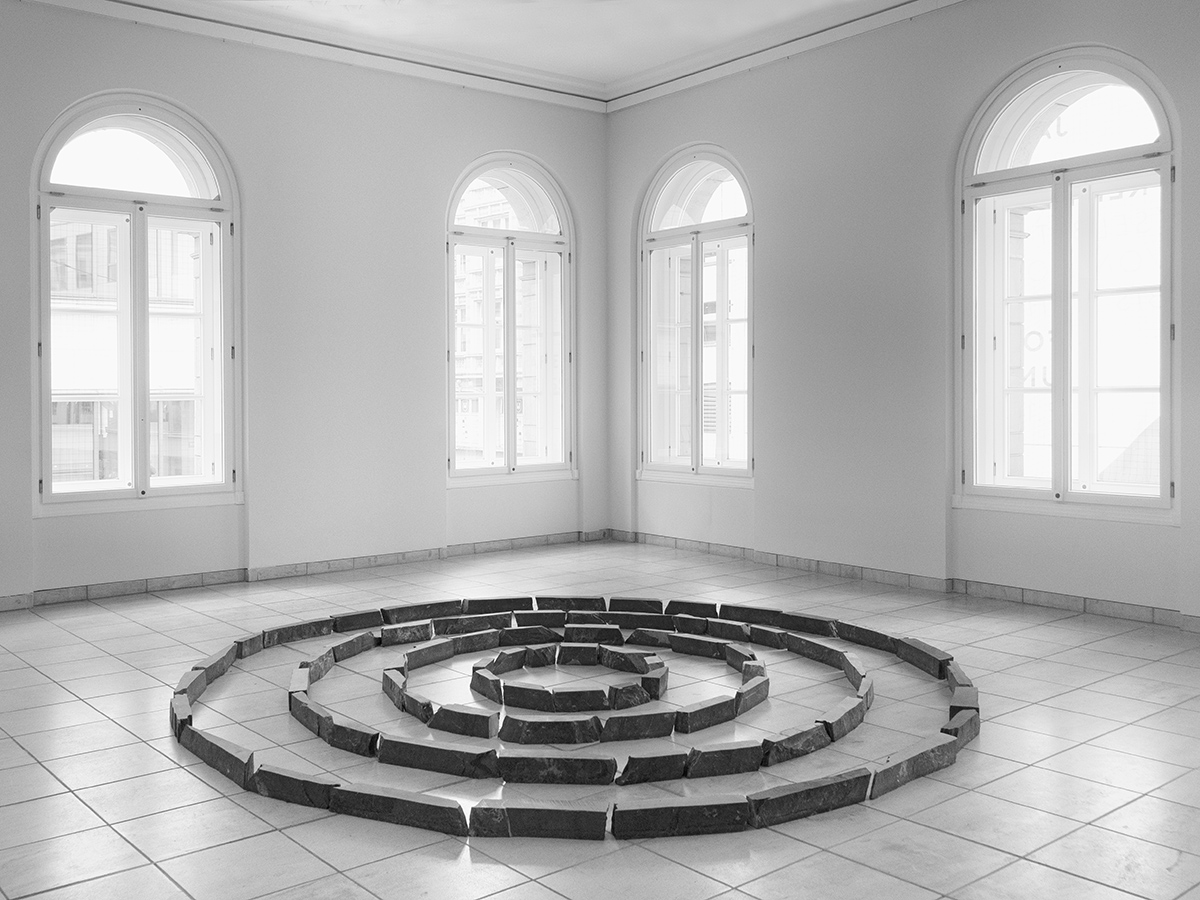 Richard Long "Cornwall Schiefer Kreis" (1981)