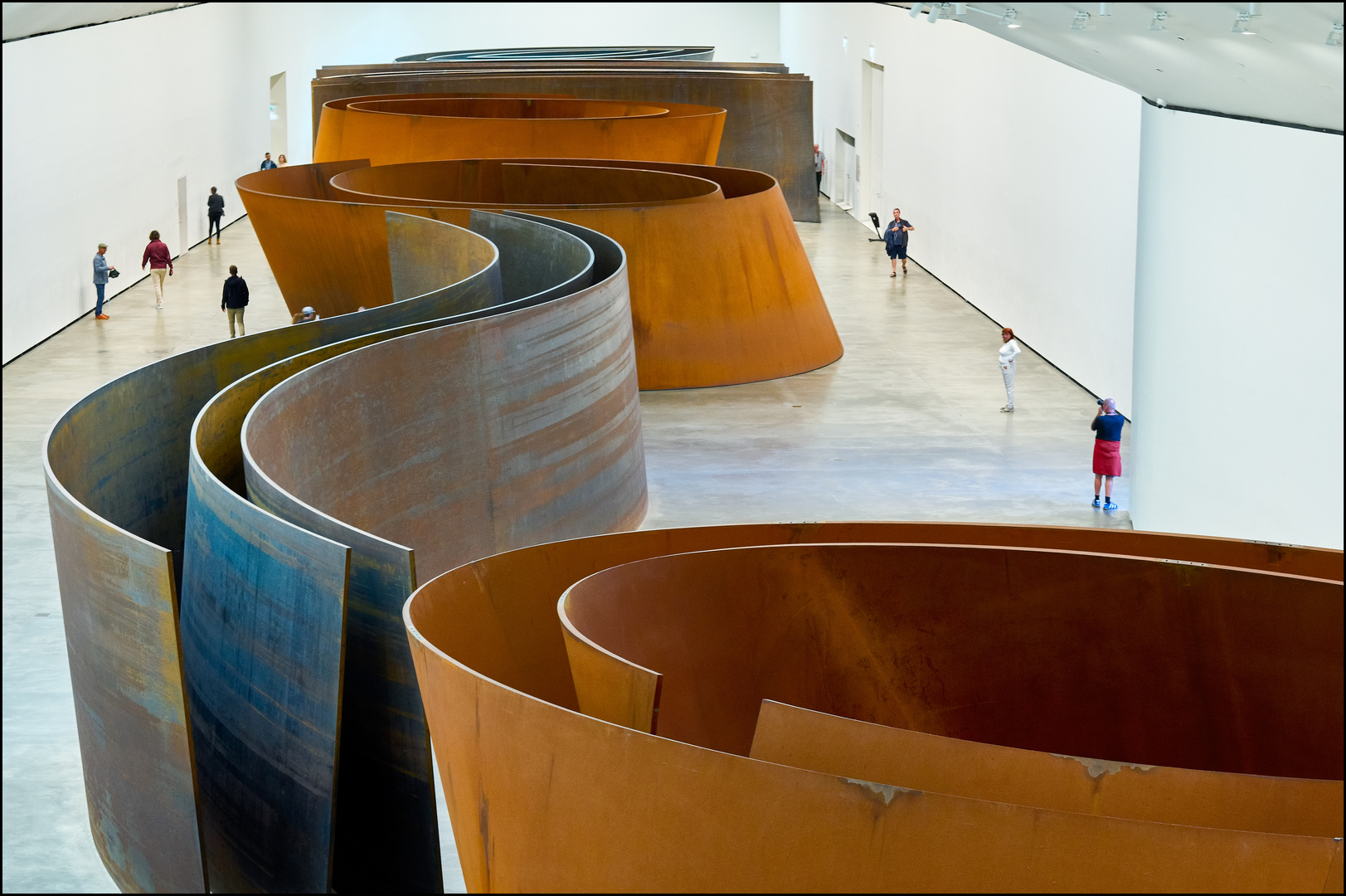 Richard Serra’s installation "The Matter of Time". V2