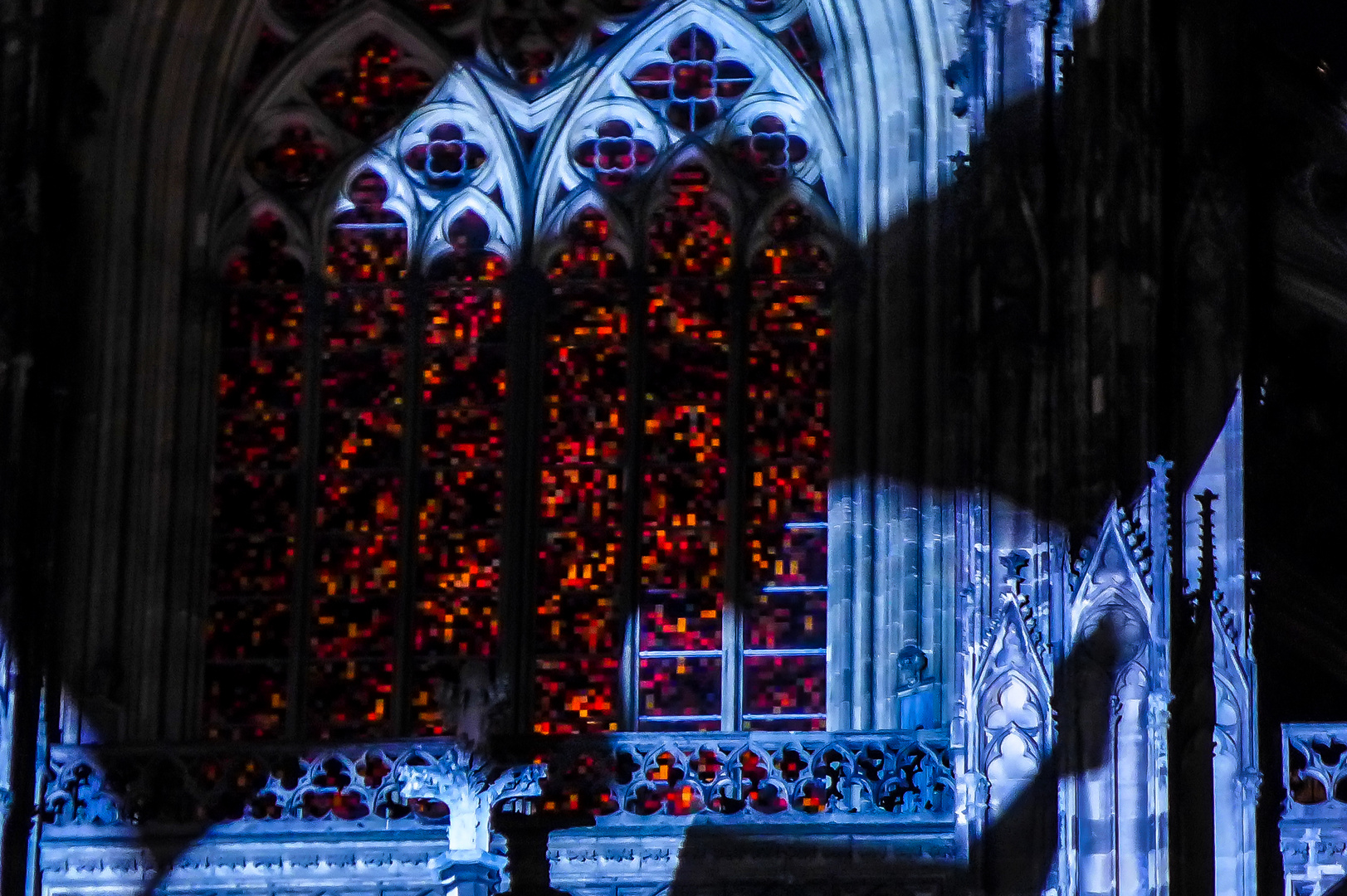 RichterFenster bei der DomIllumination 2018 Foto & Bild architektur