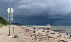 Richtig schlechtes Wetter hinterm Zaun