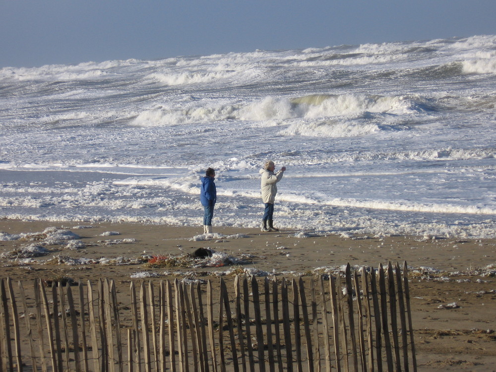 Richtige Sturm hier in Katwijk /NL.