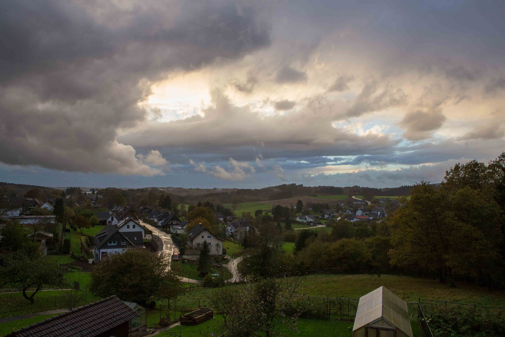 Richtiges Herbstwetter