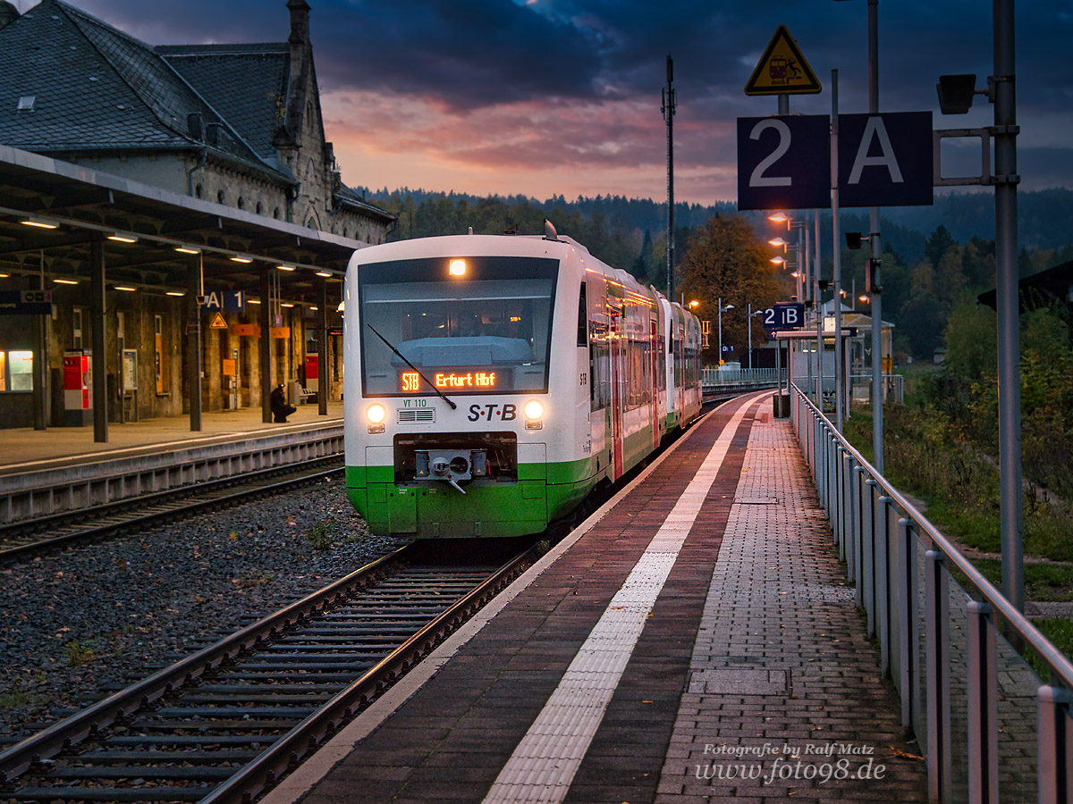 Richtung Erfurt