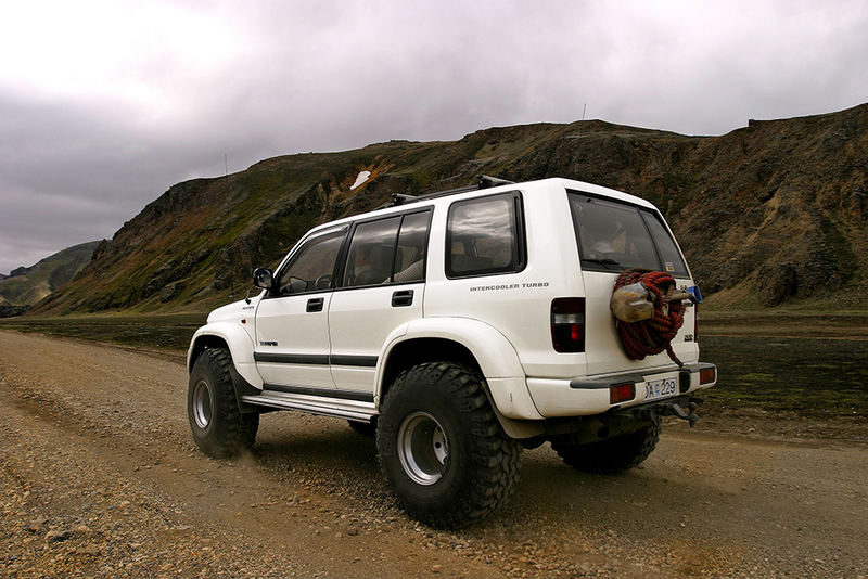 Richtung Landmannalaugar - Island