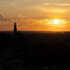 Richtung Mülln im Sonnenuntergang