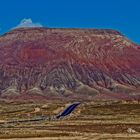 Richtung Norden fahren wir am Montaña Roja vorbei