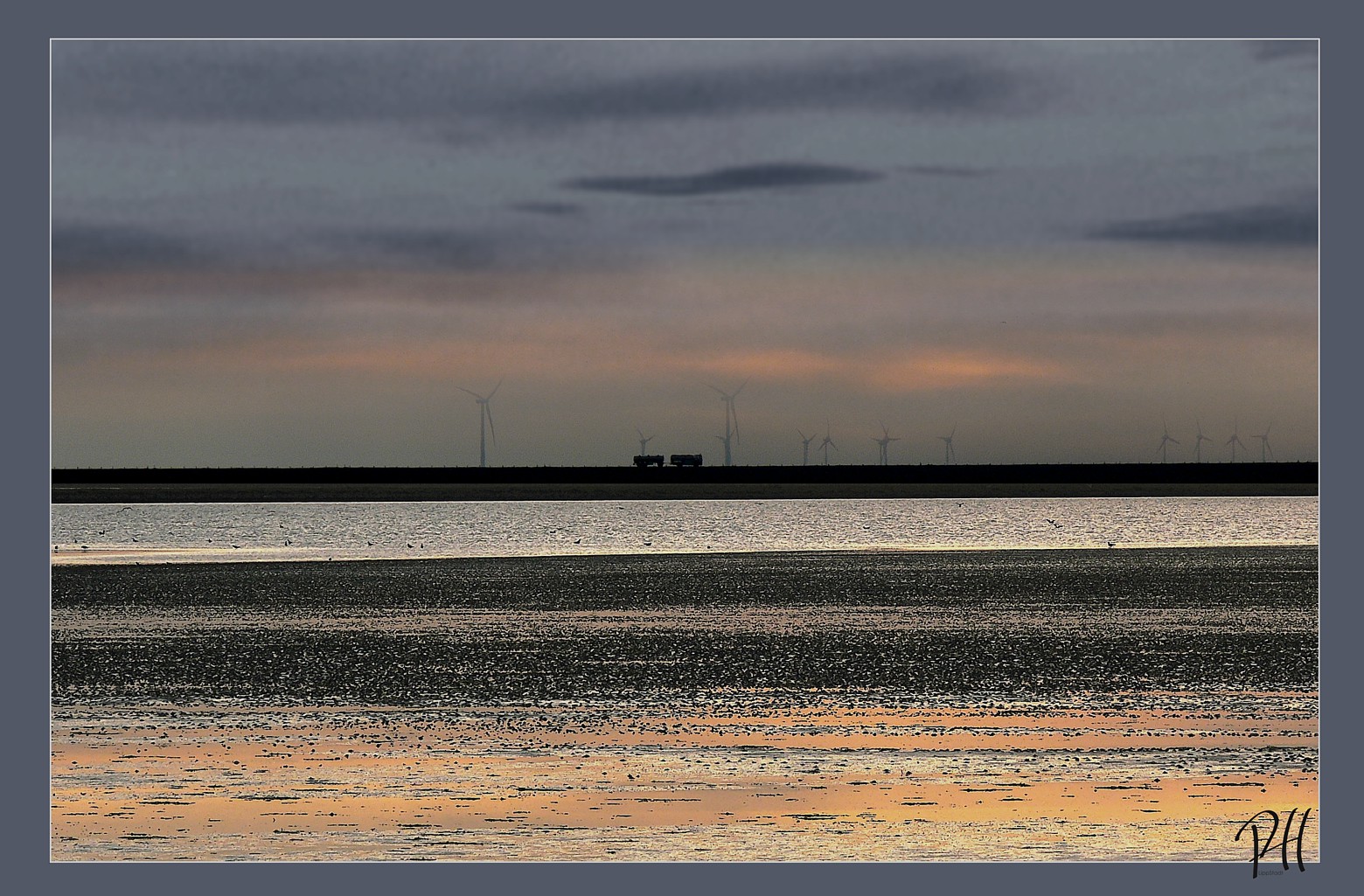 Richtung Nordstrand (Halbinsel in der Nordsee)