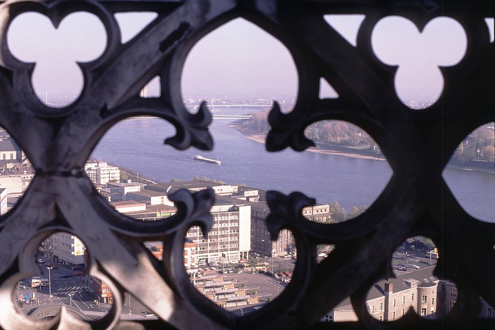 Richtung Zoobrücke, vom Vierungsturm aus fotografiert