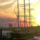 Rickmer Rickmers am Abend