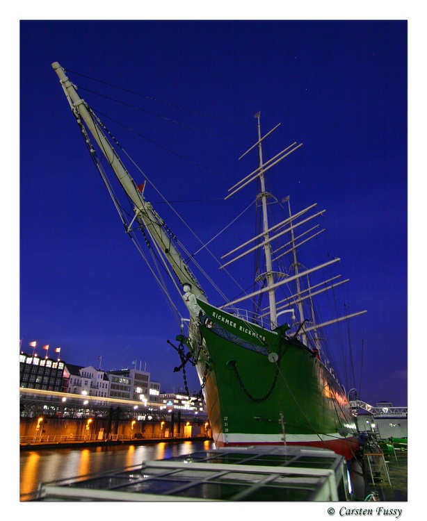 Rickmer Rickmers at blue hour