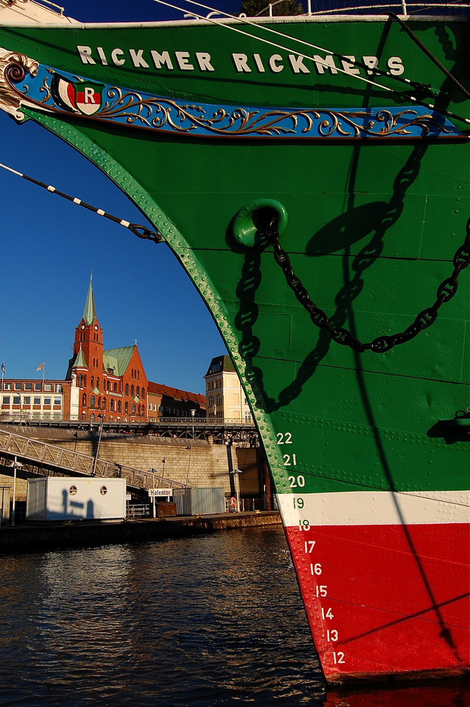 Rickmer Rickmers im Hamburger Hafen