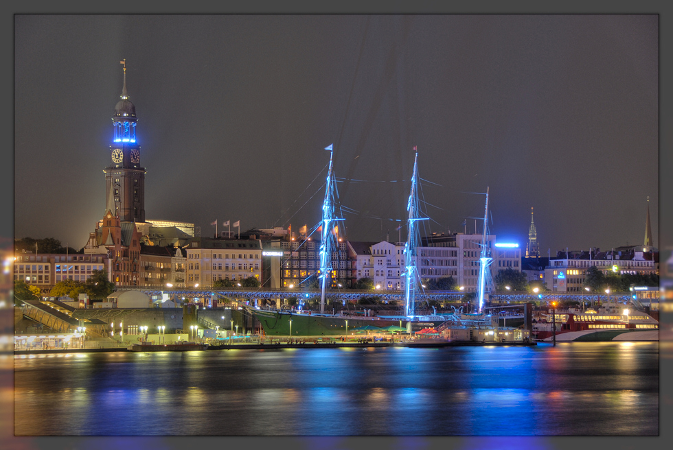 Rickmer Rickmers und Michel in Blau