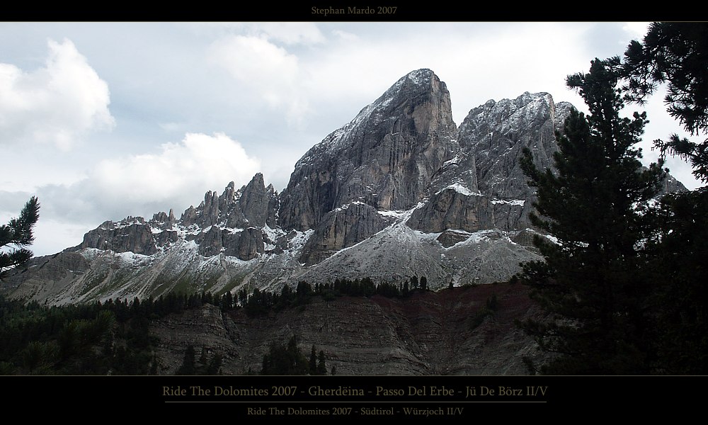 Ride The Dolomites 2007 - Gherdëina - Passo Del Erbe - Jü De Börz - Würzjoch - II/V