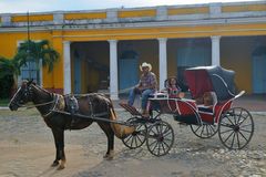 Ride with the horse-drawn carriage