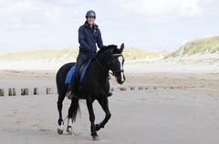 rider on the beach