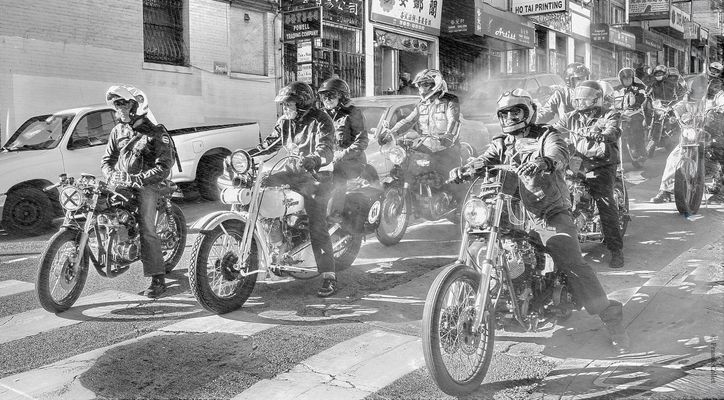 Riders in San Francisco
