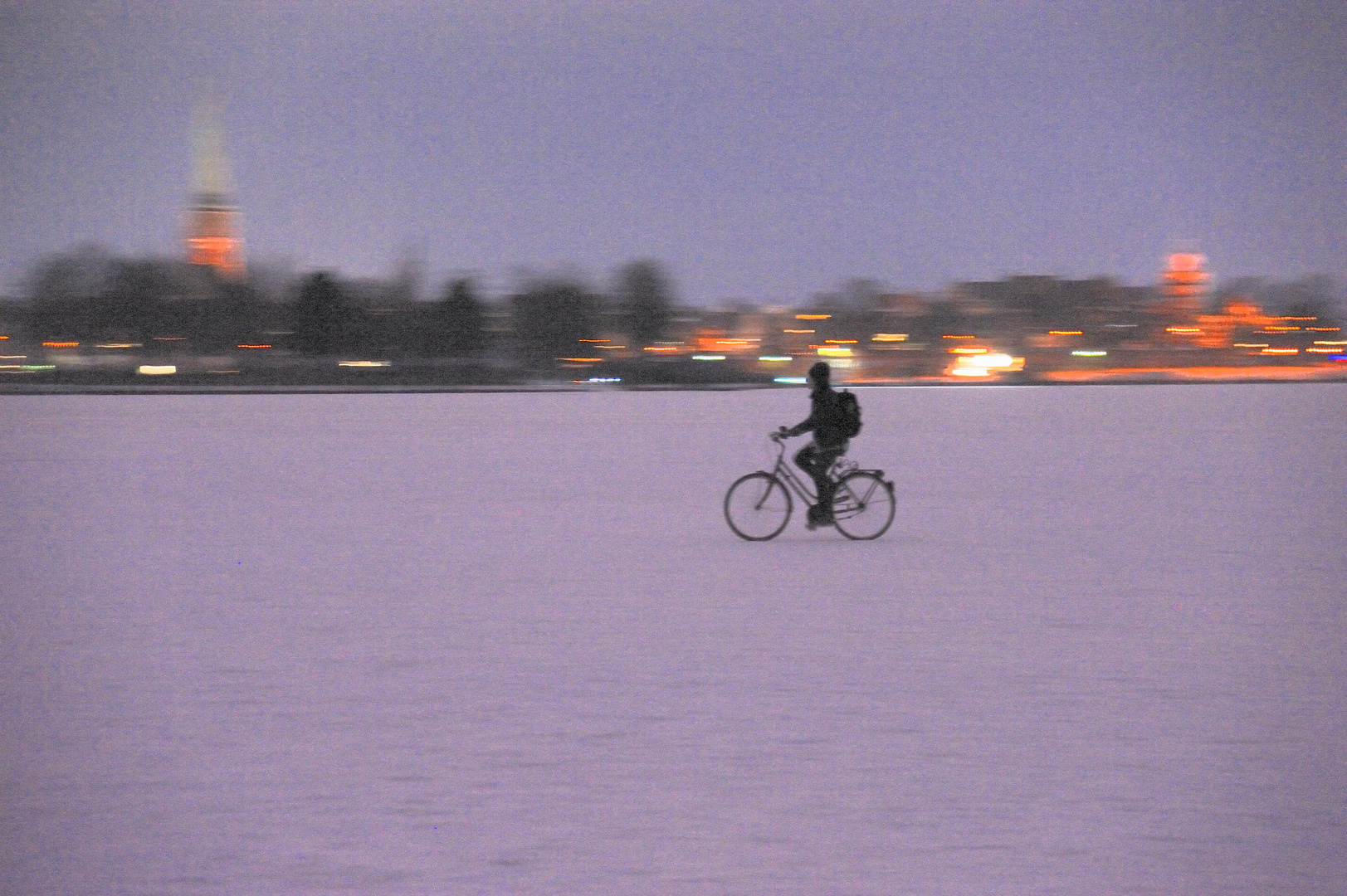 Riding a Bicycle on Ice