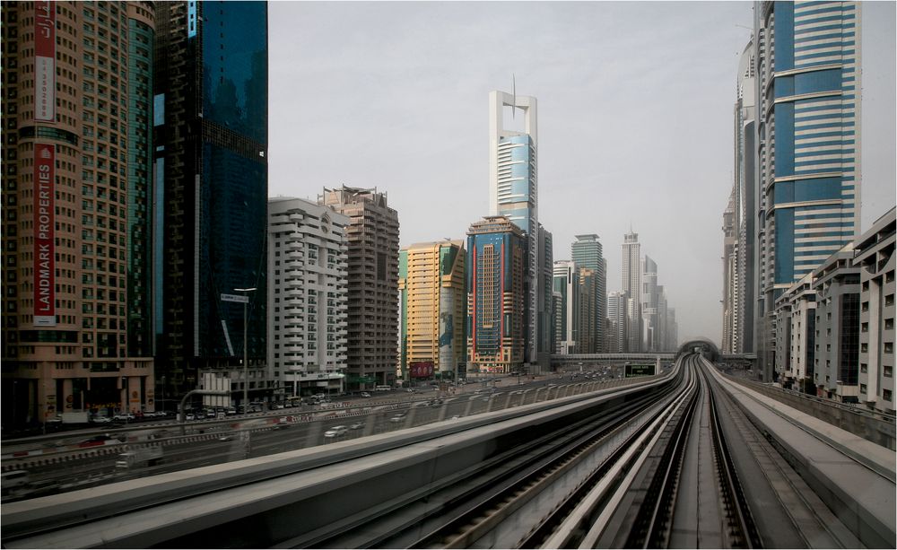 Riding a town - Dubai, UAE