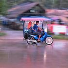 Riding in the rain