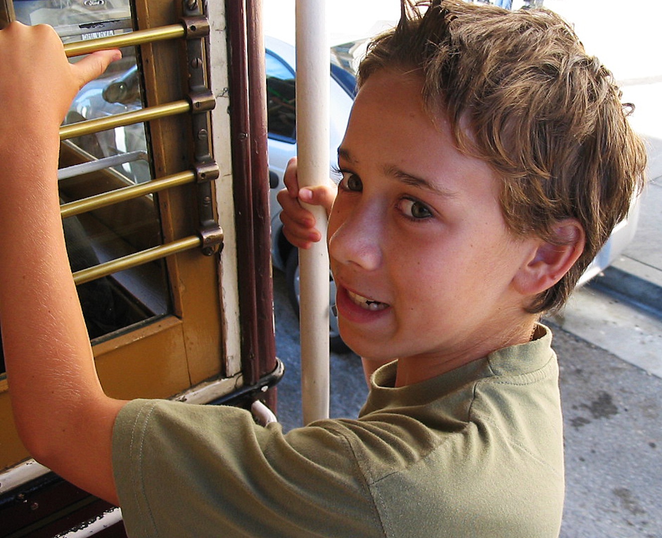 Riding The Cable Car