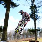 Riding the Ken Gap at Bikepark Albstadt