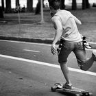 Riding the Longboard