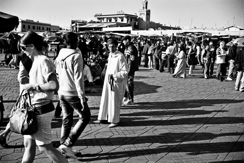 riding through the waning fate - djemaa el fna