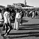 riding through the waning fate - djemaa el fna